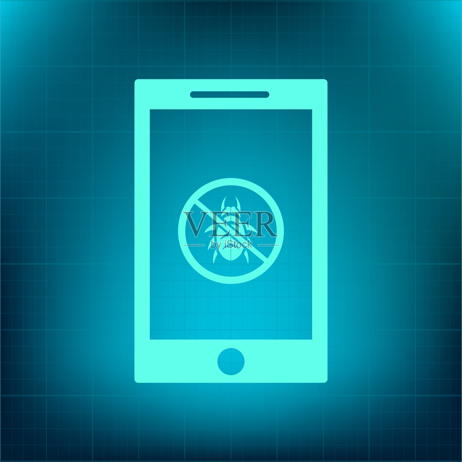 软件保护插画图片素材