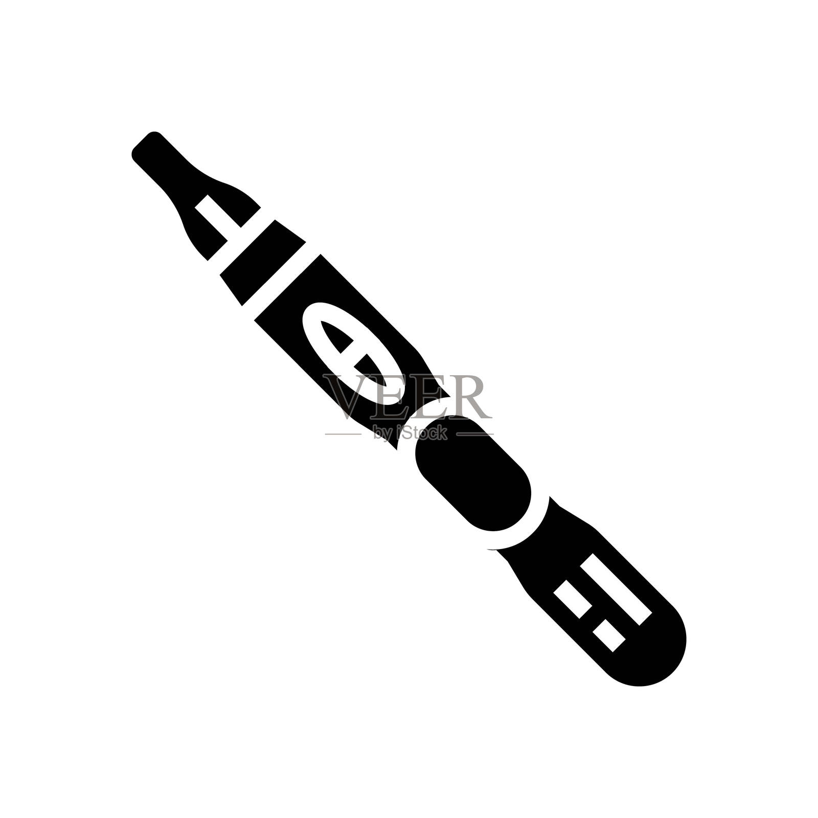 阳性怀孕测试图标矢量插图插画图片素材