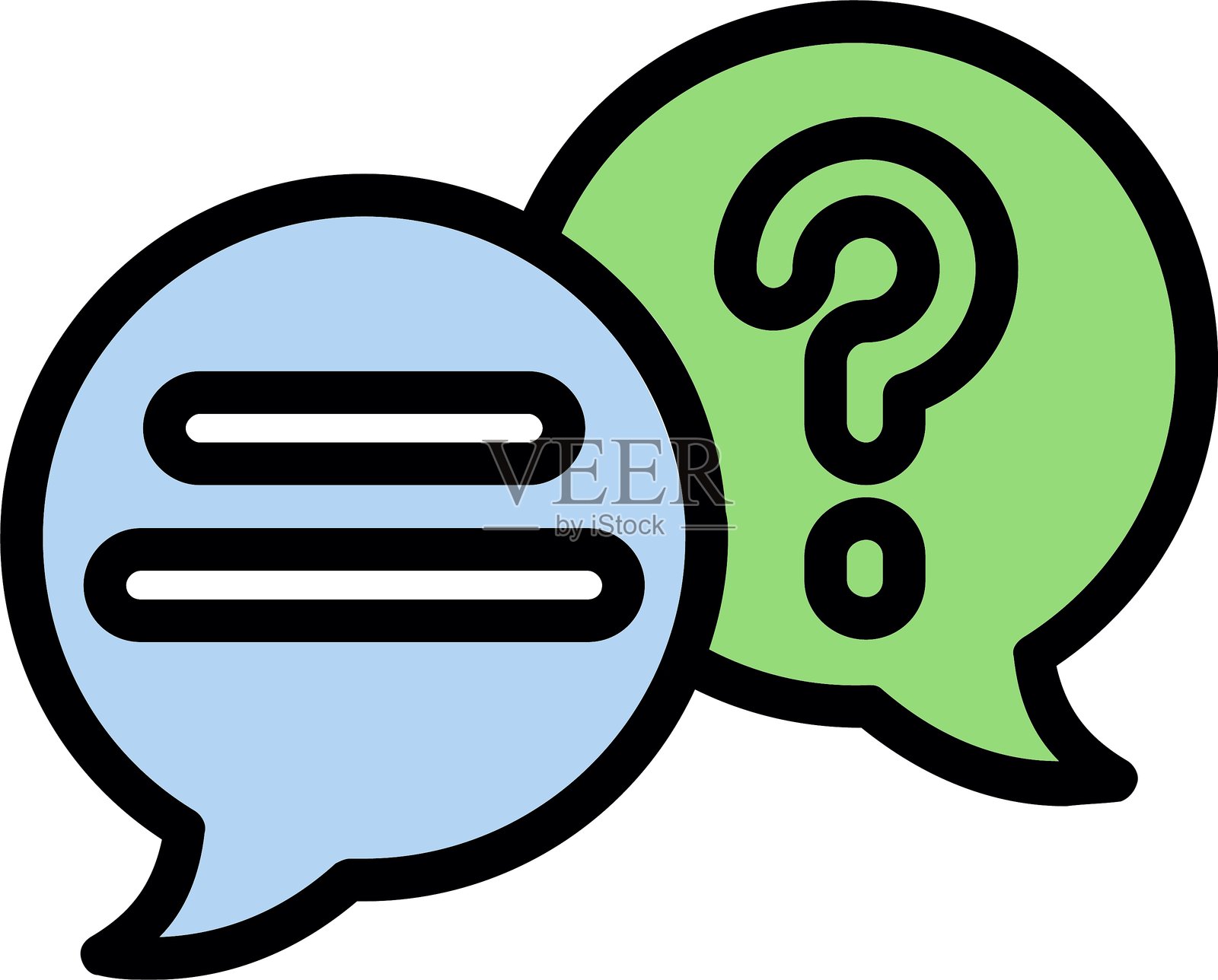 移民面试排队图标插画图片素材