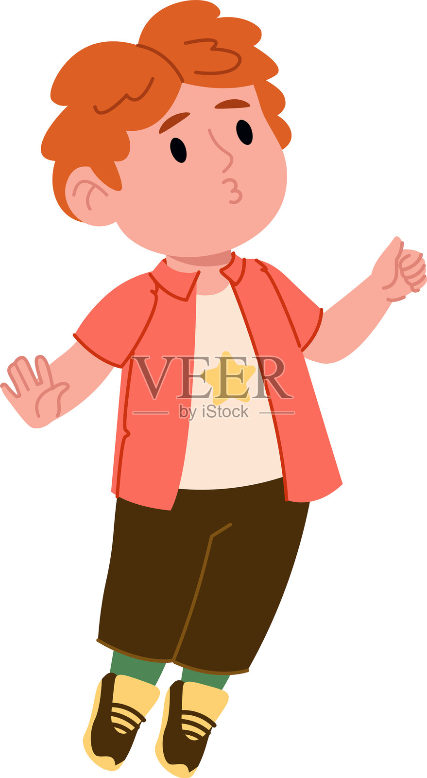 孩子们在玩肥皂泡插画图片素材