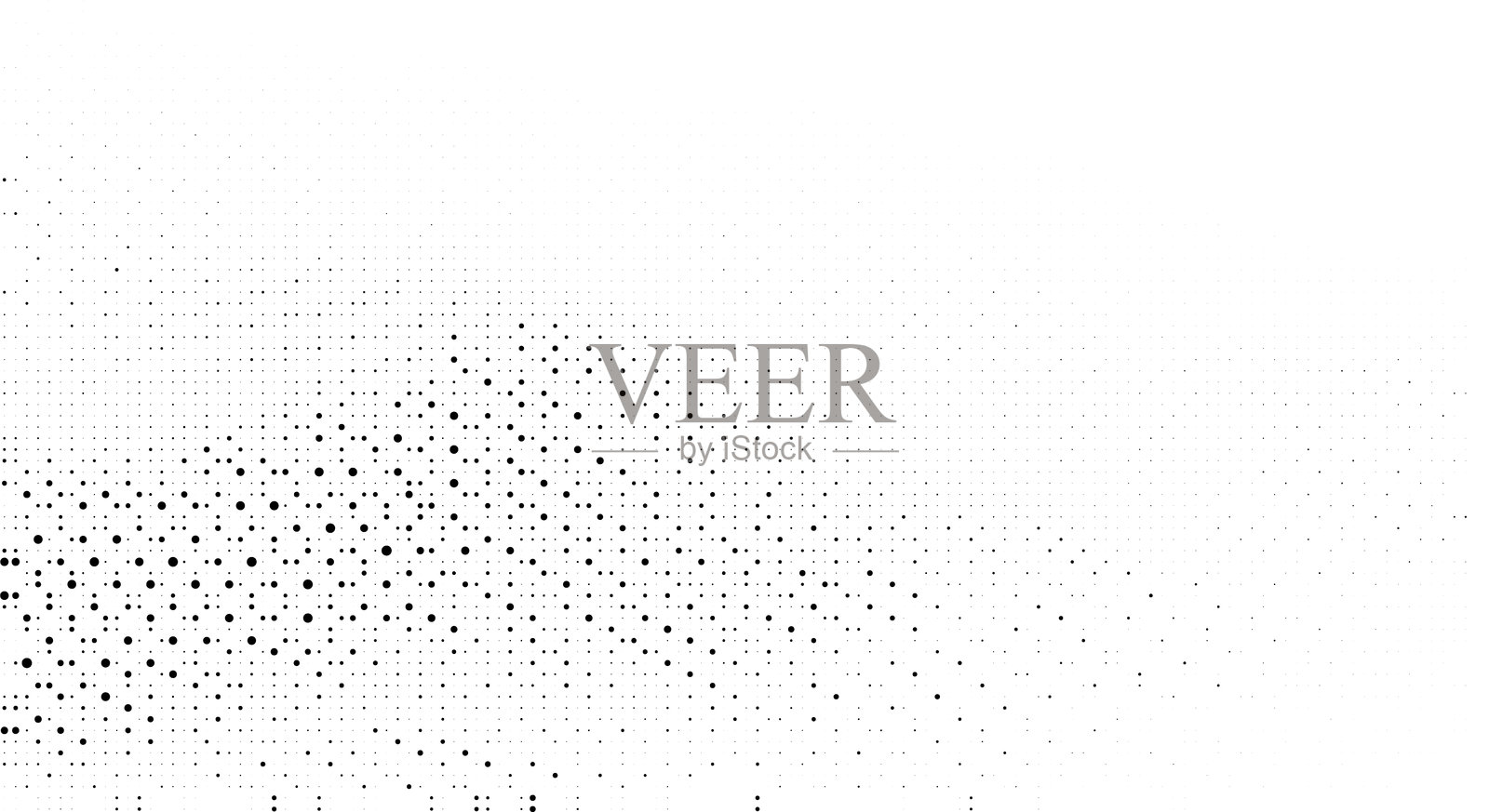 现代海半色调点阵图案，适用于网站背景、现代海报、商业演示、数字艺术和简洁的图形设计项目插画图片素材