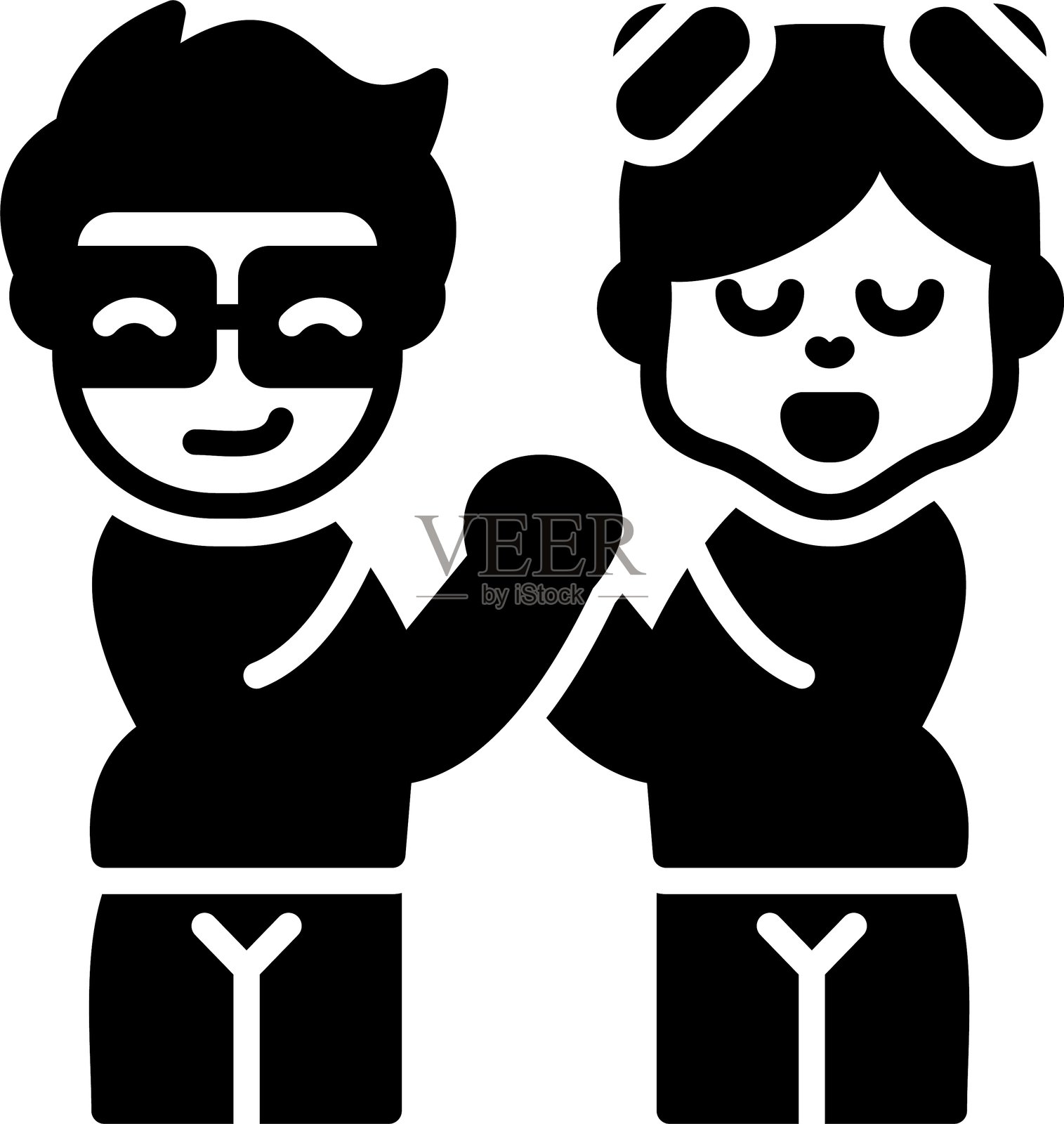 爱心图标矢量元素插画图片素材