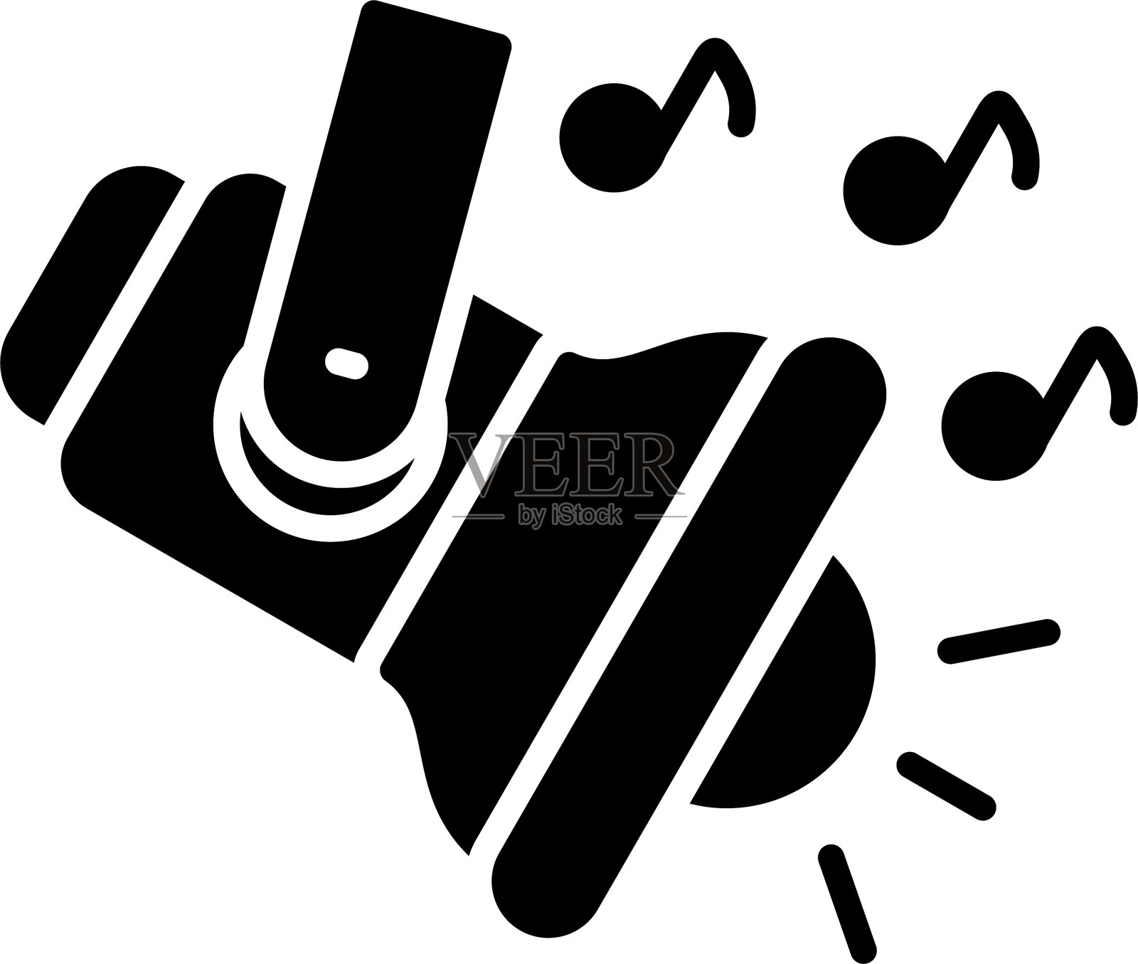 聚光灯图标矢量元素插画图片素材