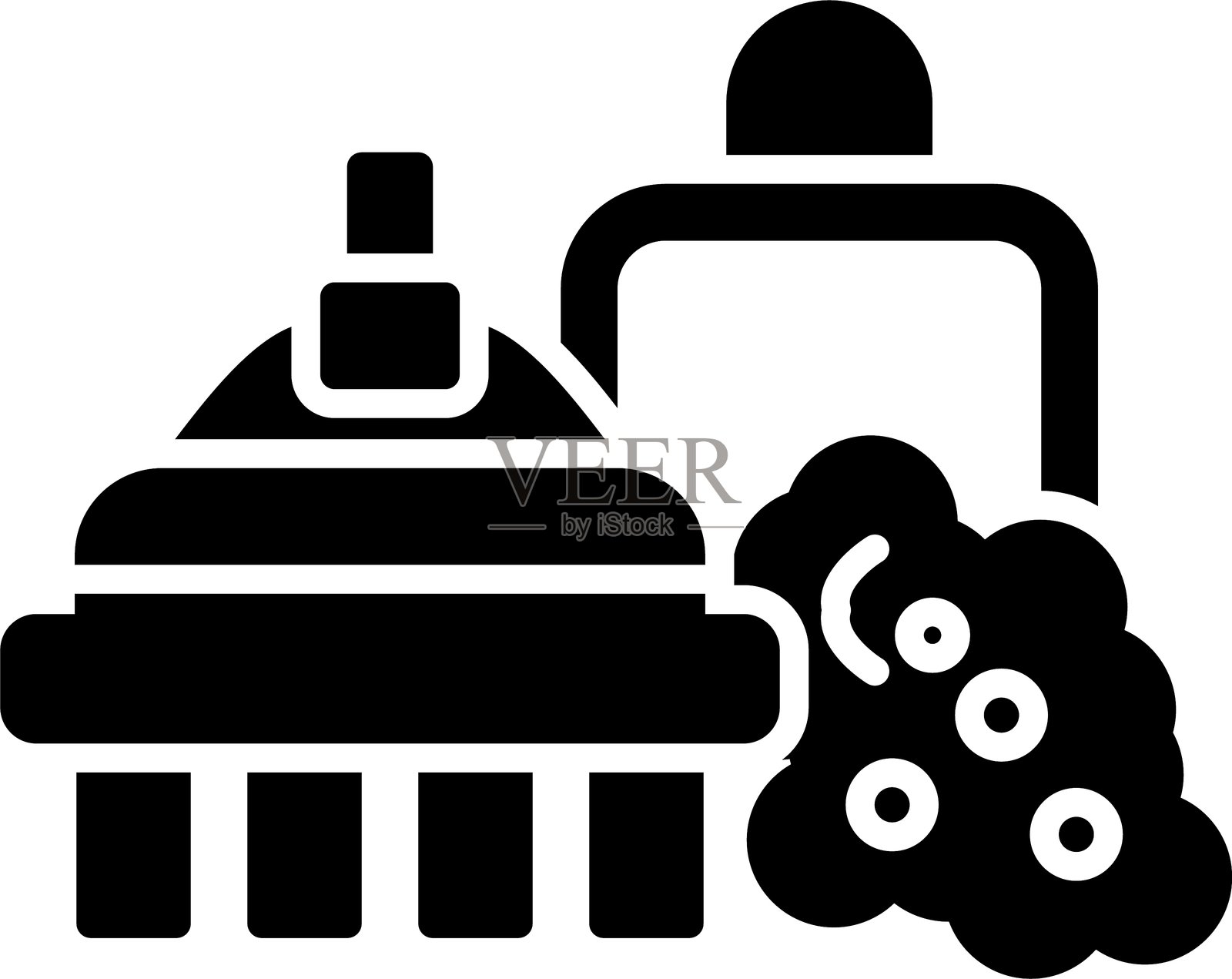 扫帚图标矢量元素插画图片素材