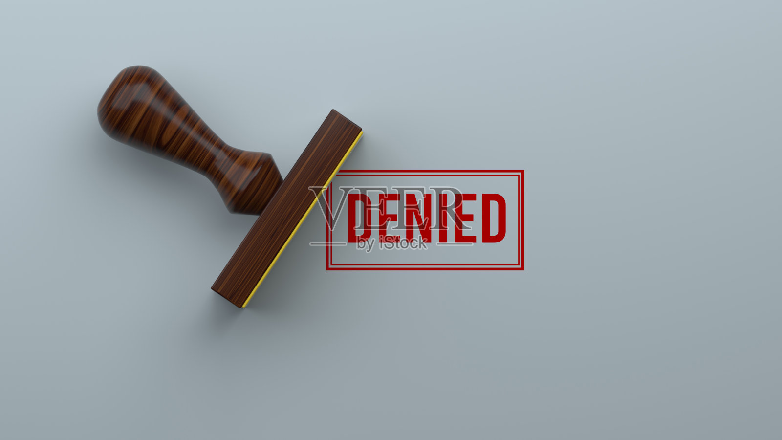 拒绝的印章申请被拒绝照片摄影图片