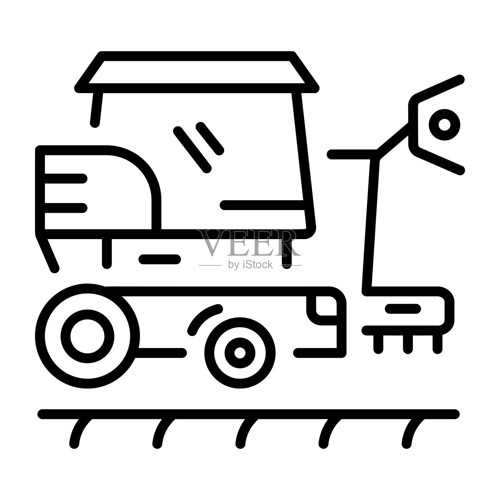 收获插画图片素材