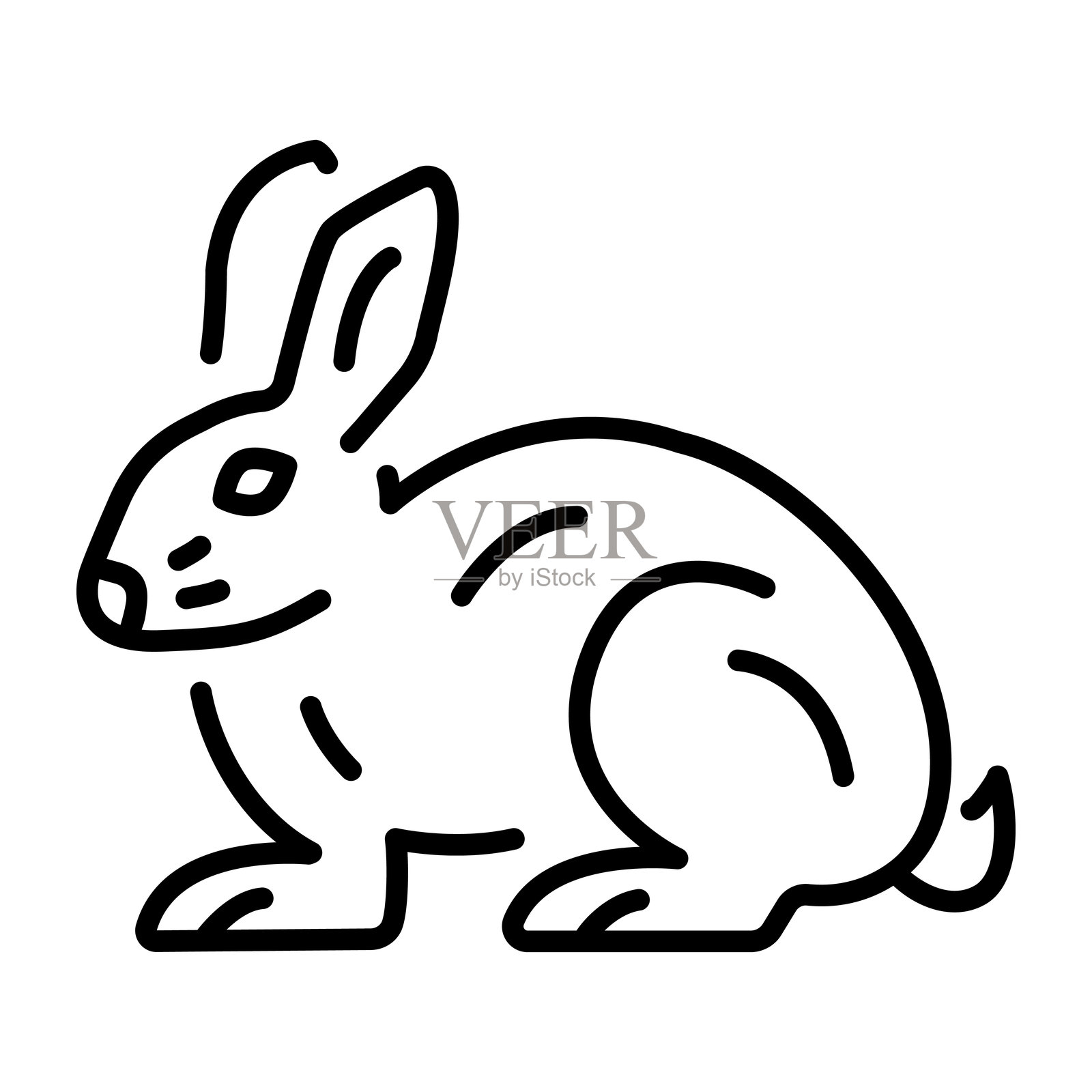 兔子插画图片素材