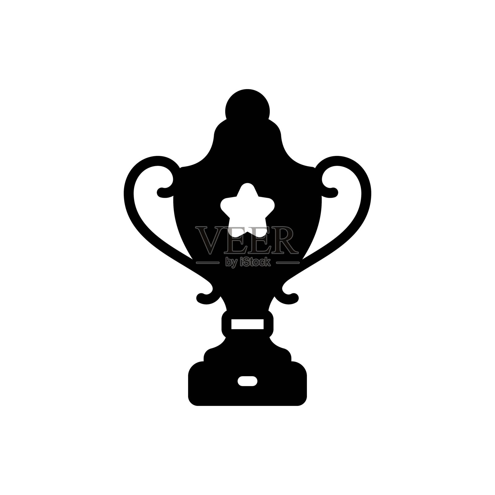 运动奖杯插画图片素材