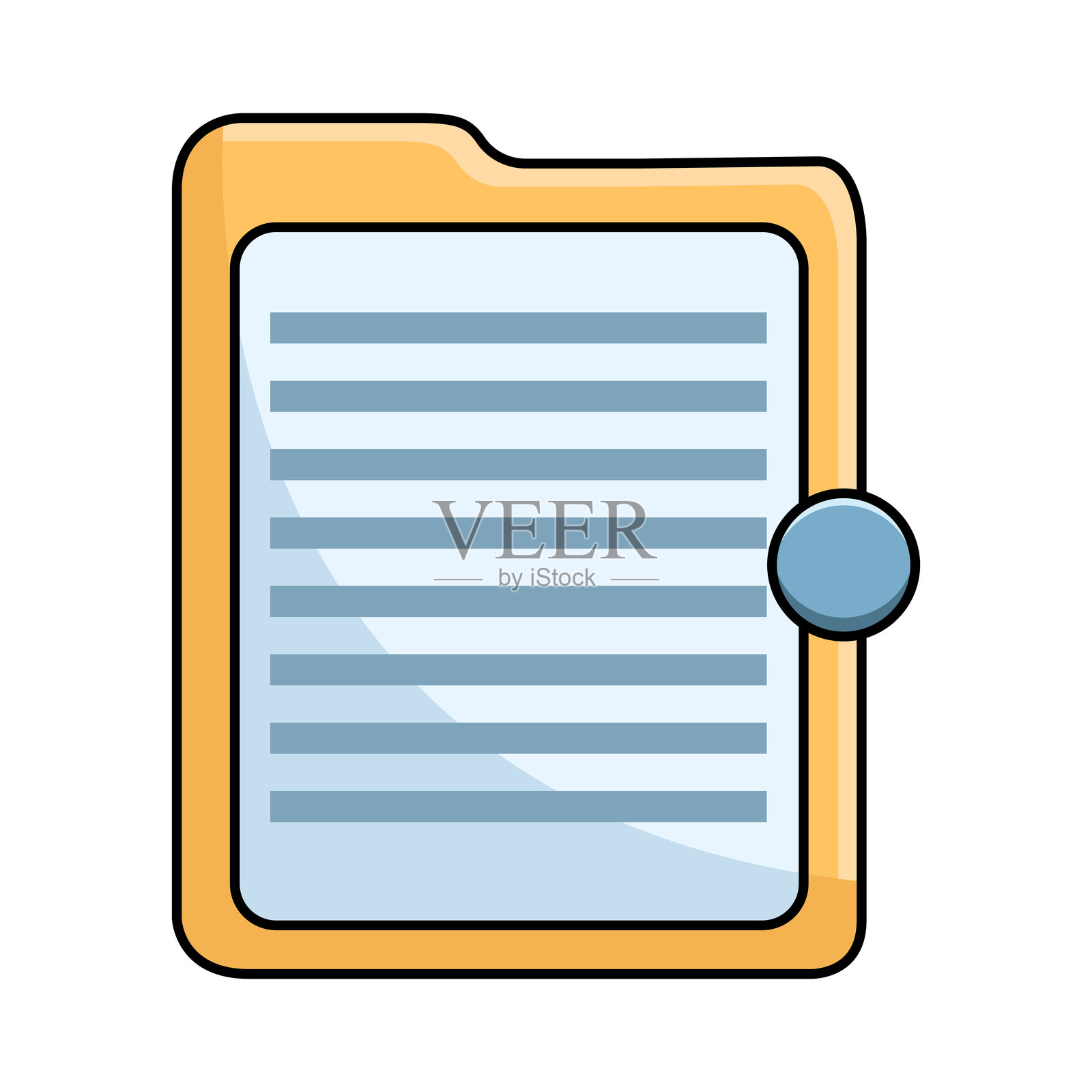 文件插画图片素材