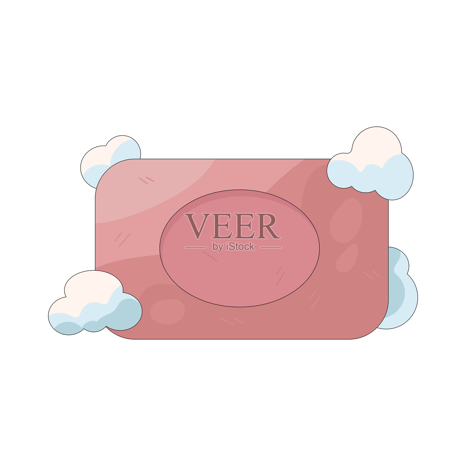 香皂插画图片素材