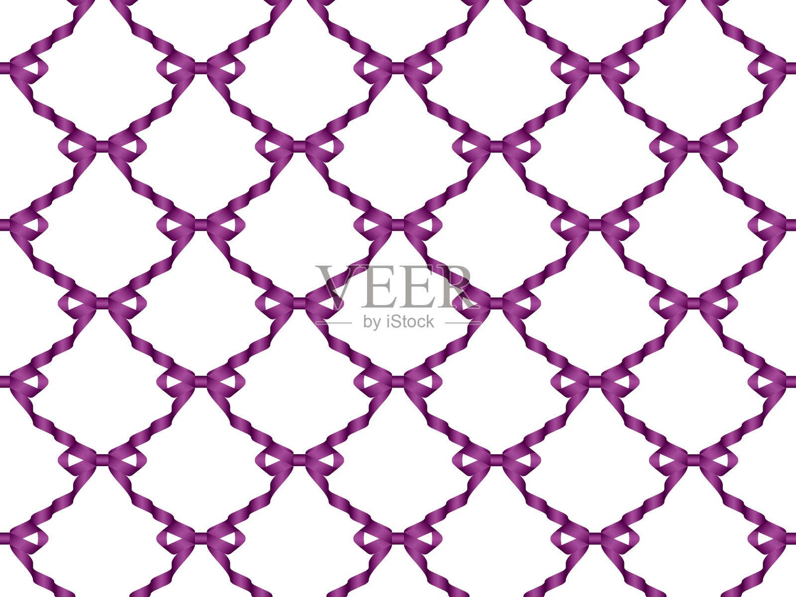 紫色丝带网，图案，13插画图片素材