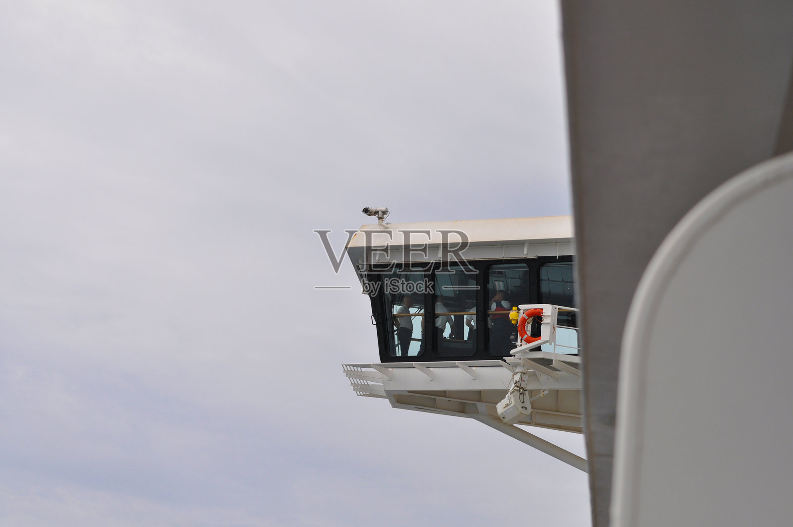 MSC Fantasia游轮上的船长舱。照片摄影图片