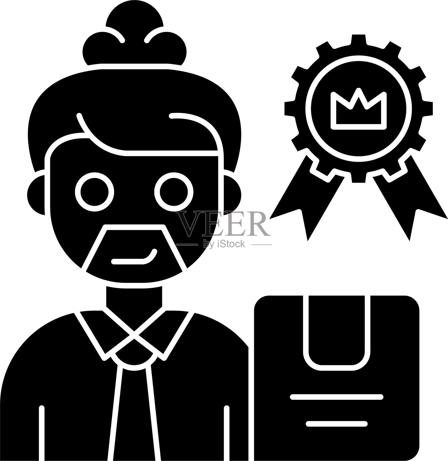 可信度图标矢量元素插画图片素材