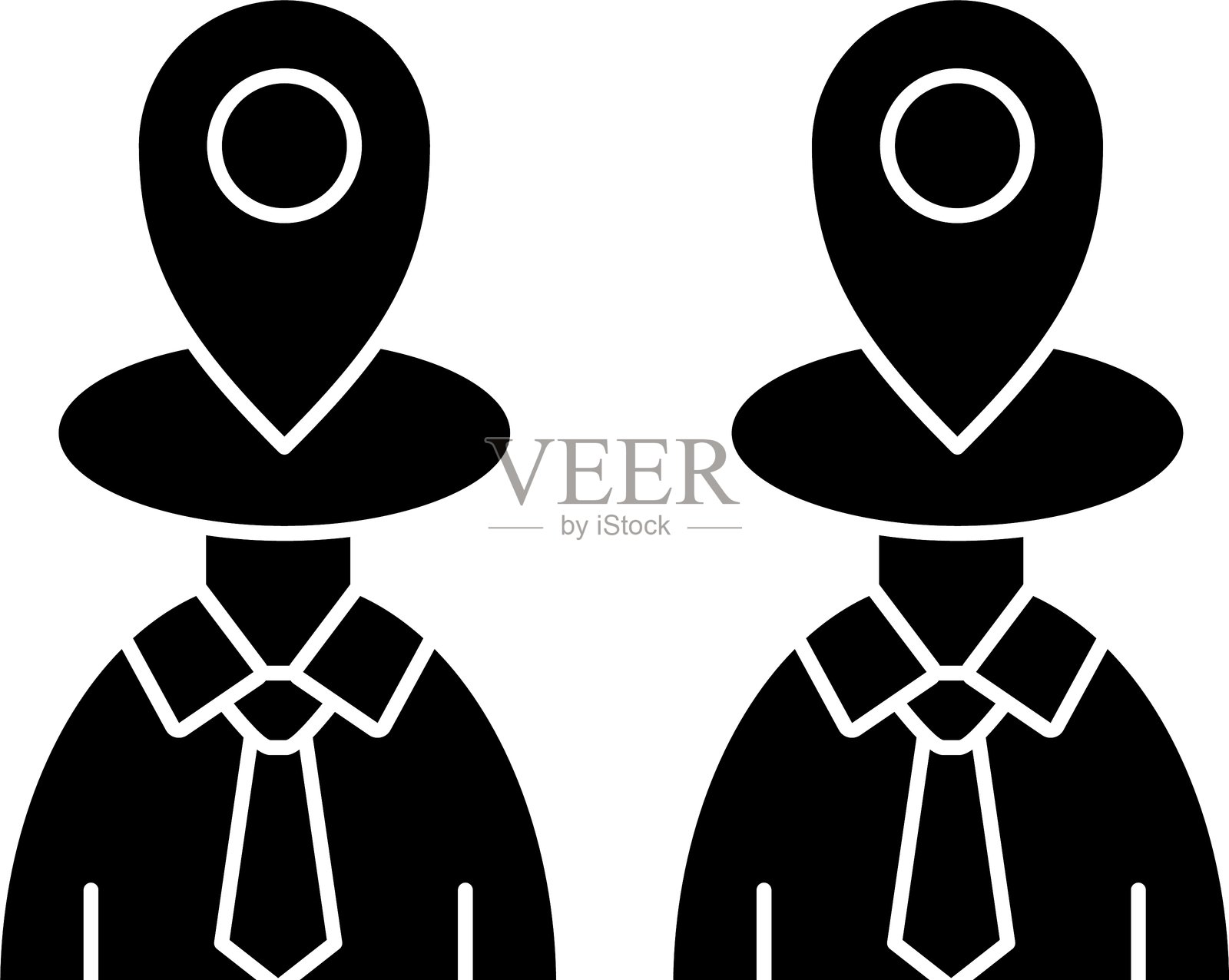 位置图标矢量元素插画图片素材