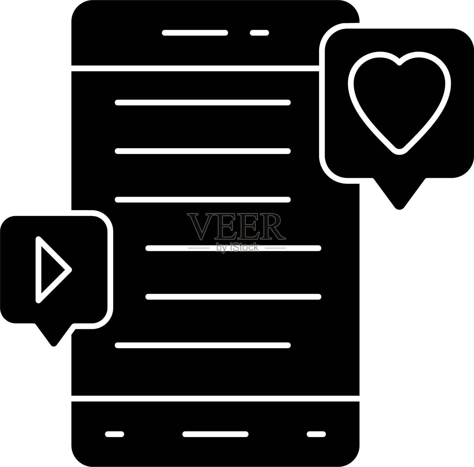 电话图标矢量元素插画图片素材