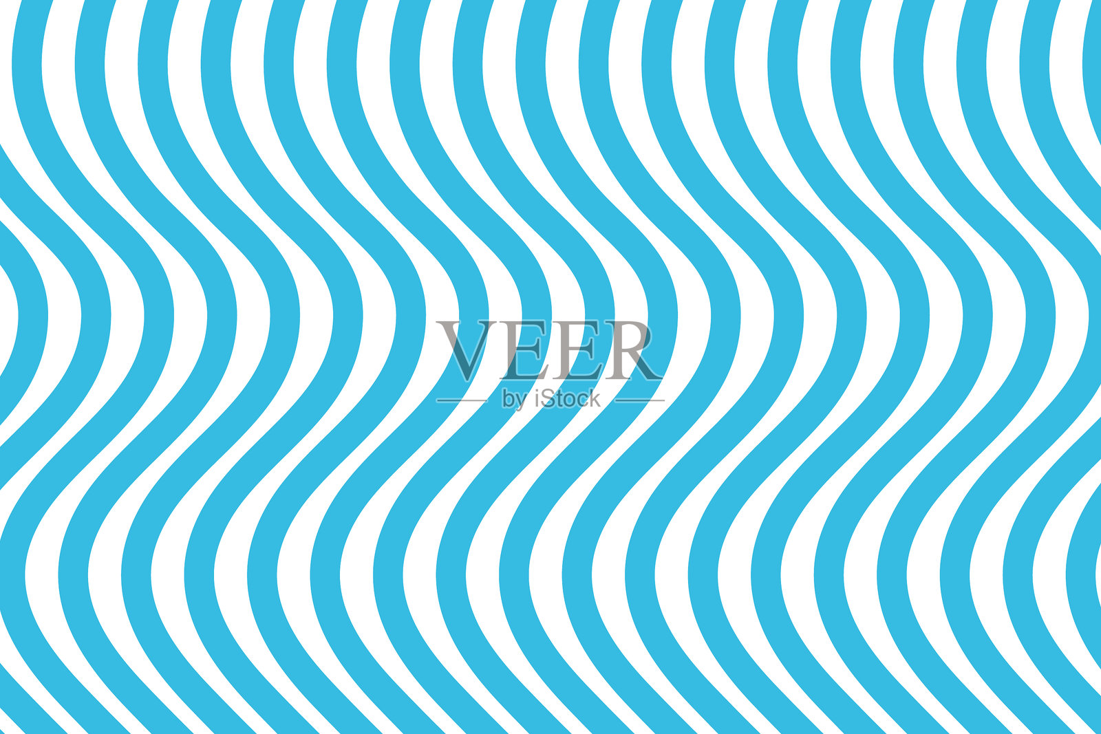 波浪形蓝线的背景插画图片素材