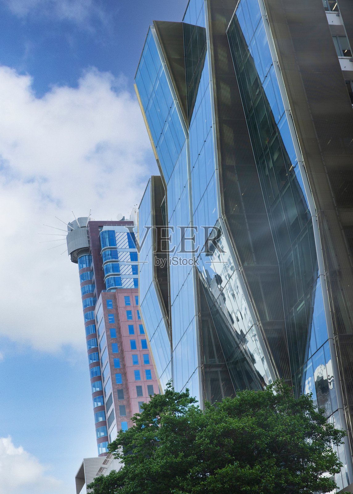 新西兰首都惠灵顿的现代建筑照片摄影图片