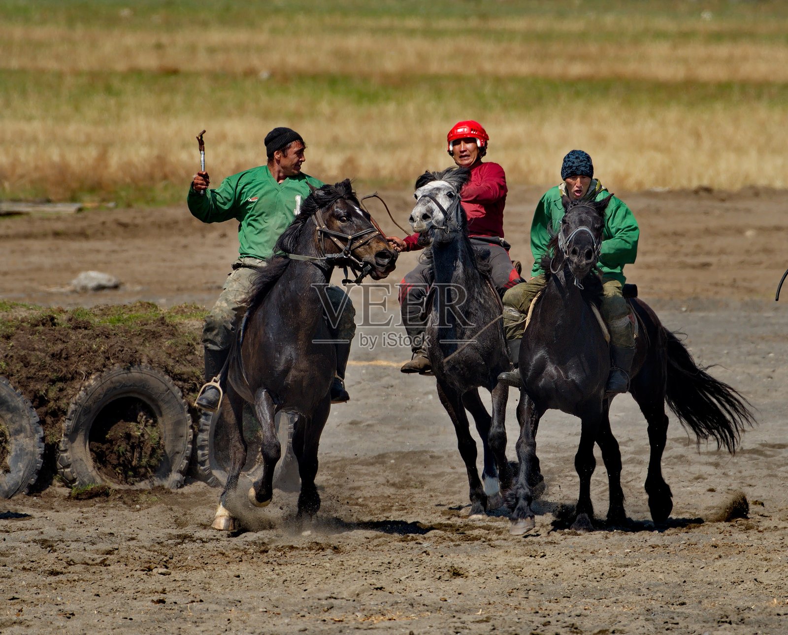 在科克博鲁比赛场上的热情照片摄影图片