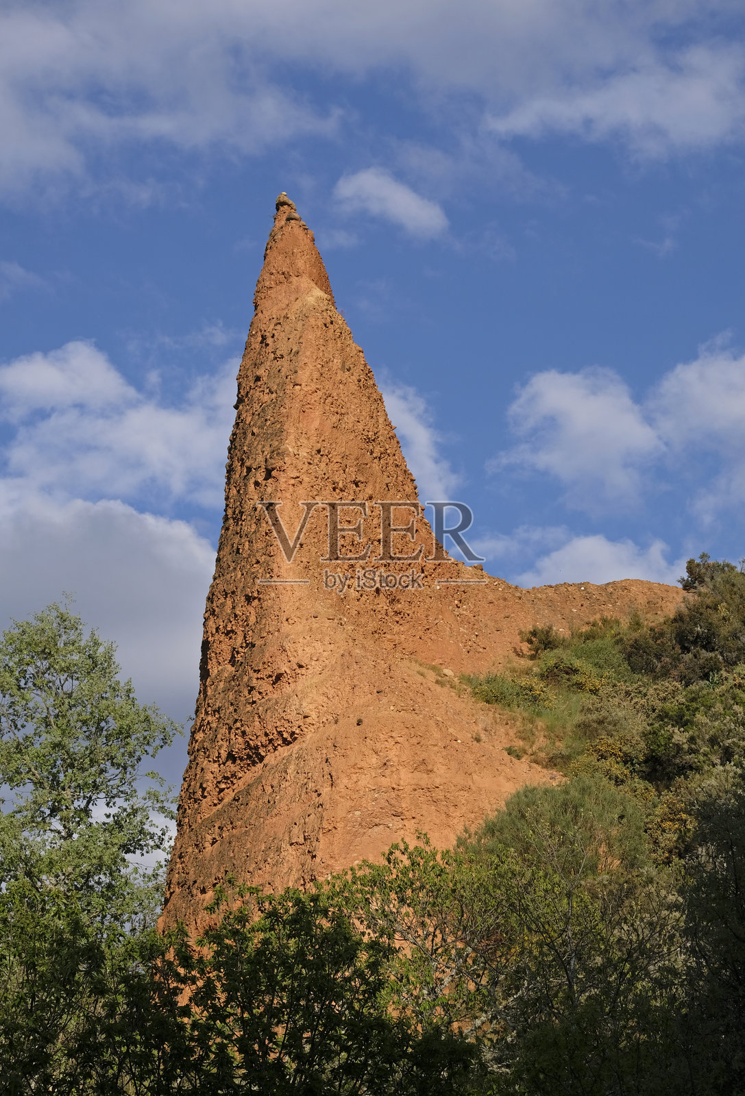 西班牙加利西亚的拉斯梅杜拉斯独特的风景照片摄影图片