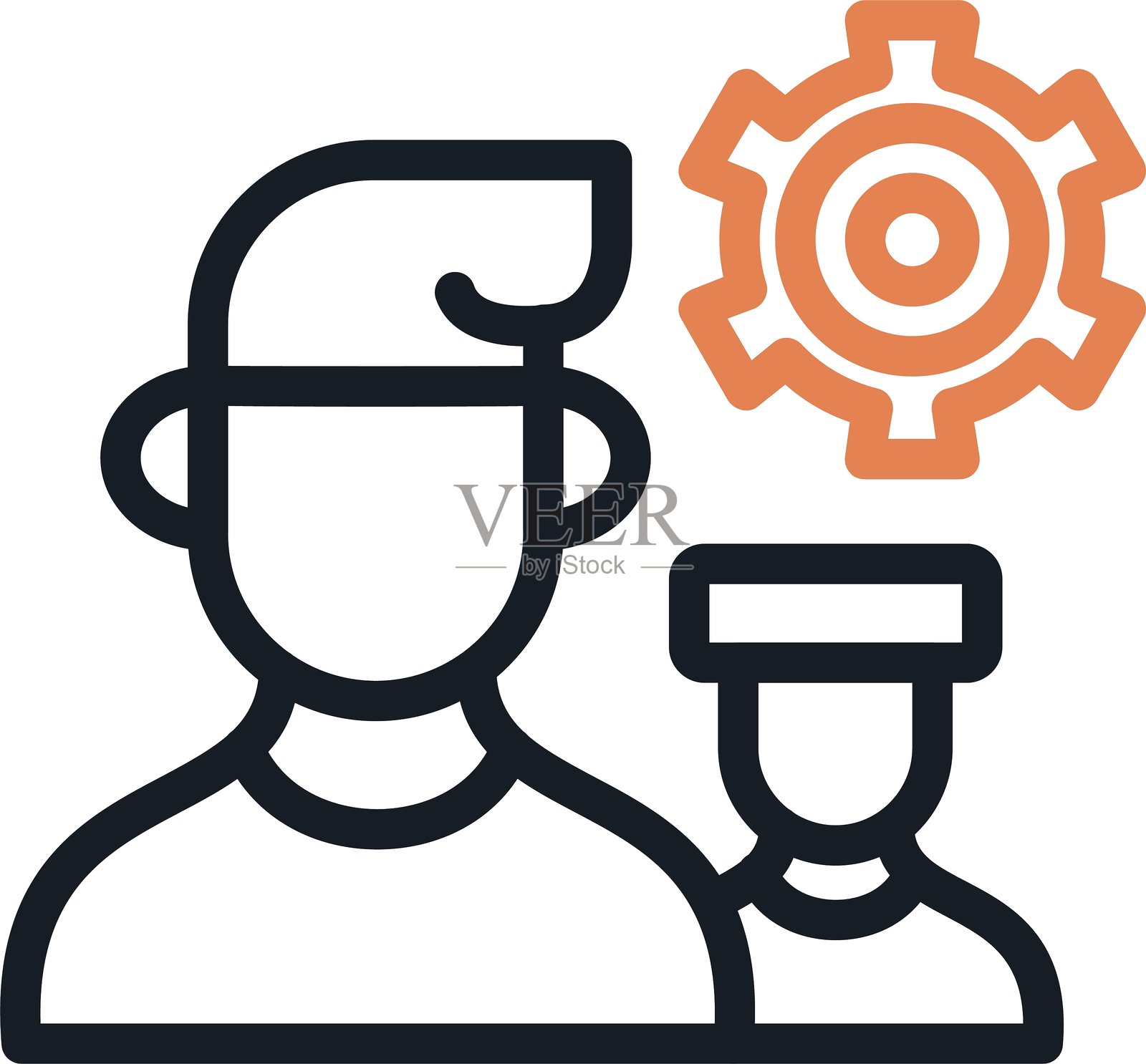 组经理线路到期图标插画图片素材