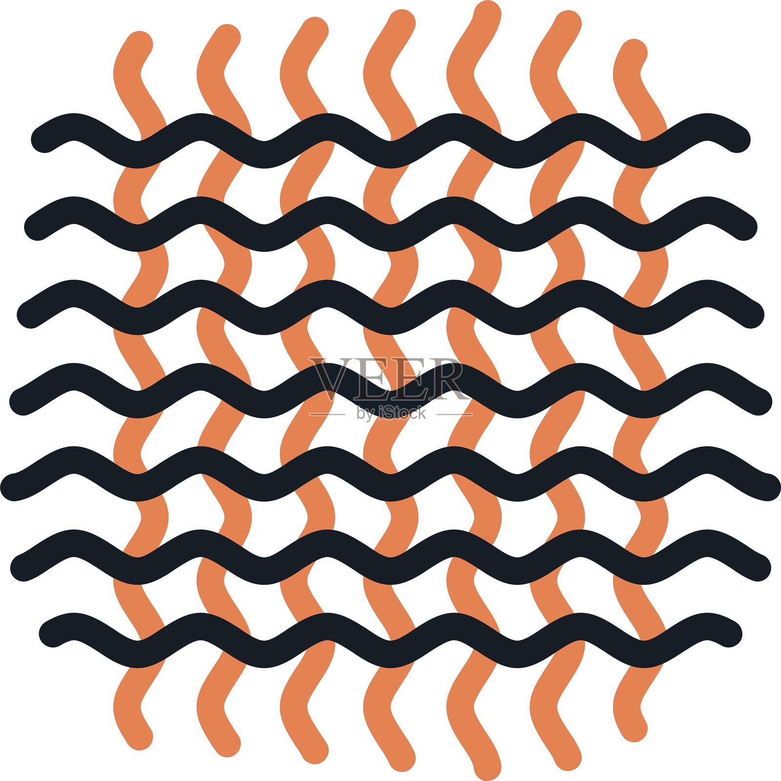 纺织织造线图标插画图片素材