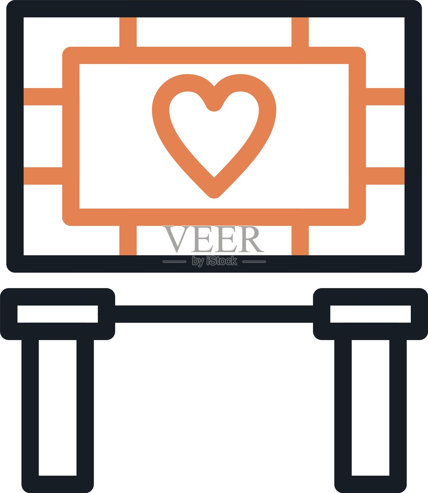 展览厅排队图标插画图片素材