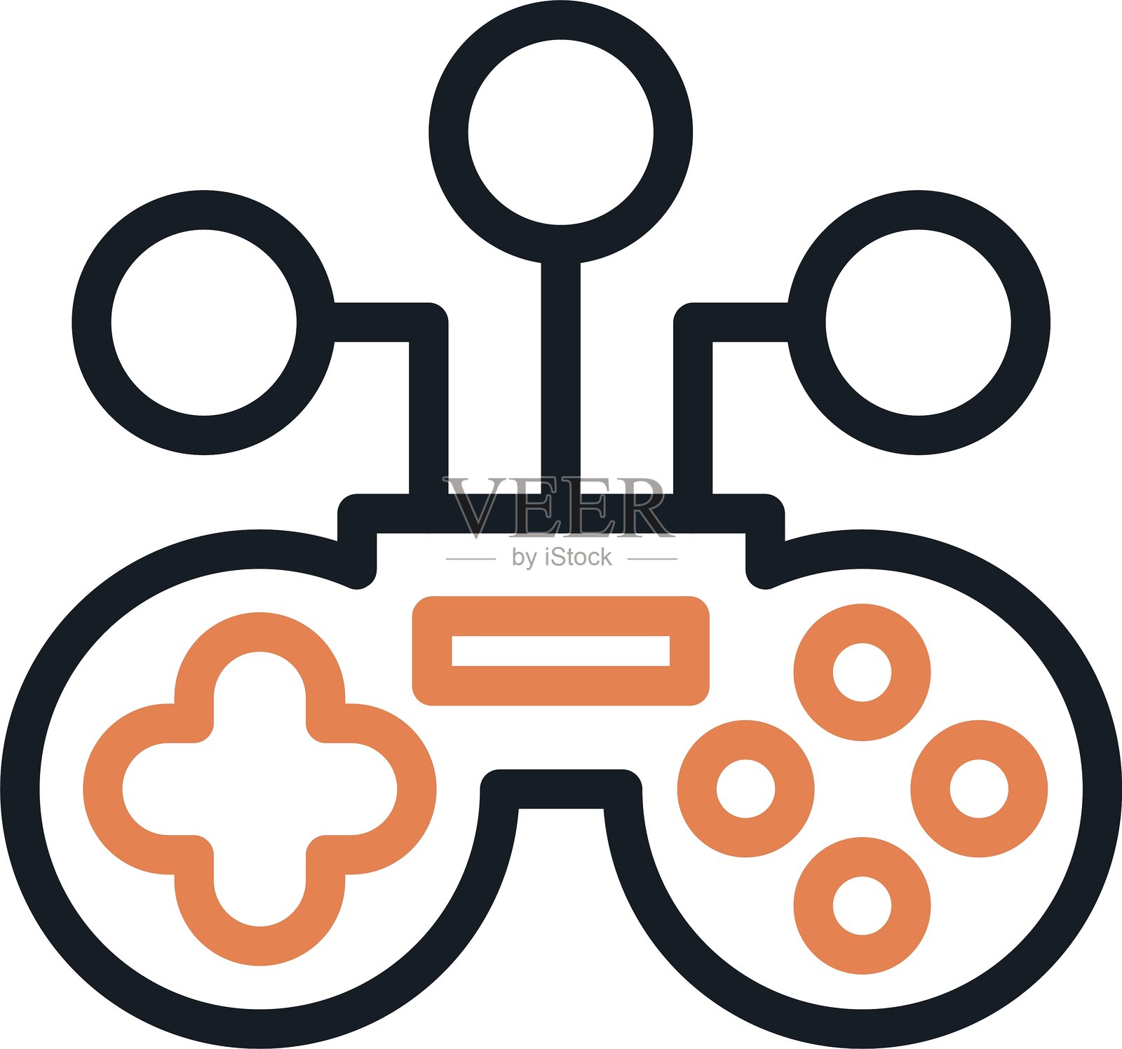 游戏网络线路到期图标插画图片素材