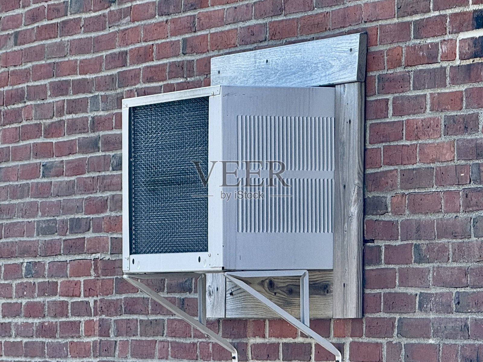 窗式空调机照片摄影图片