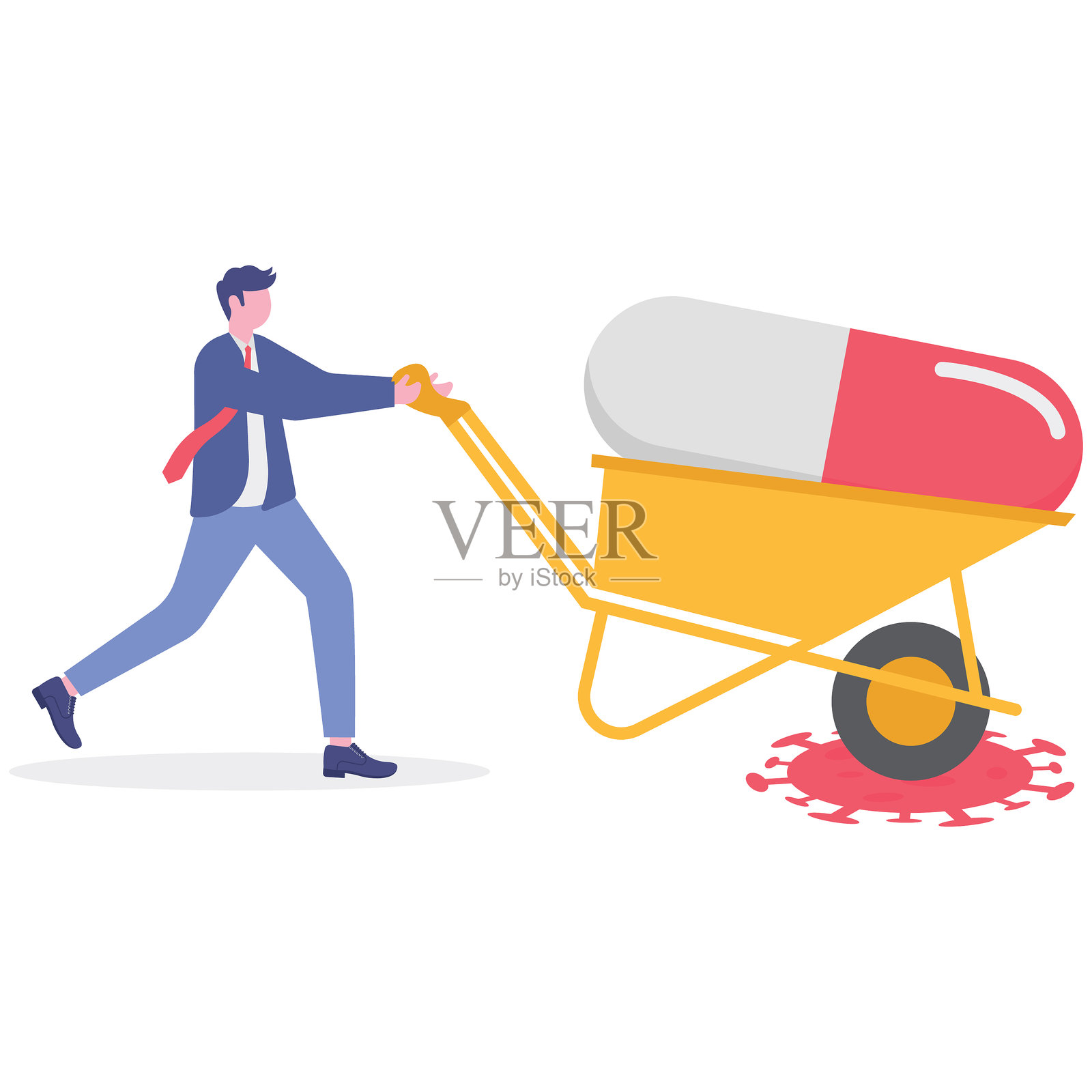 商业角色，矢量插图，商业目标插画图片素材