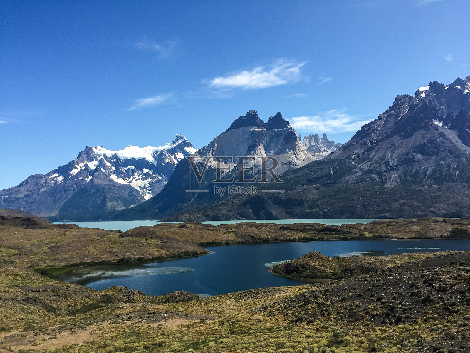 智利托雷斯德尔潘恩国家公园 – 全景山景照片摄影图片