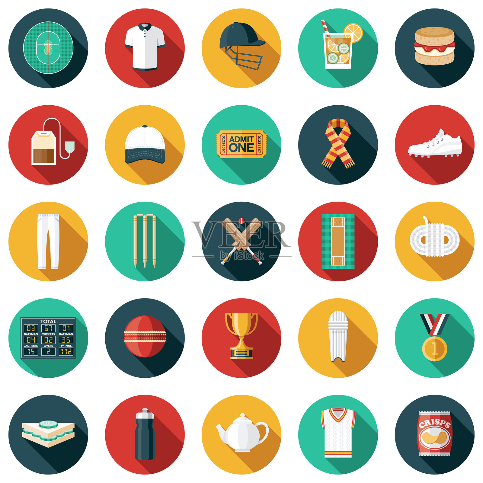 板球图标设置图标素材