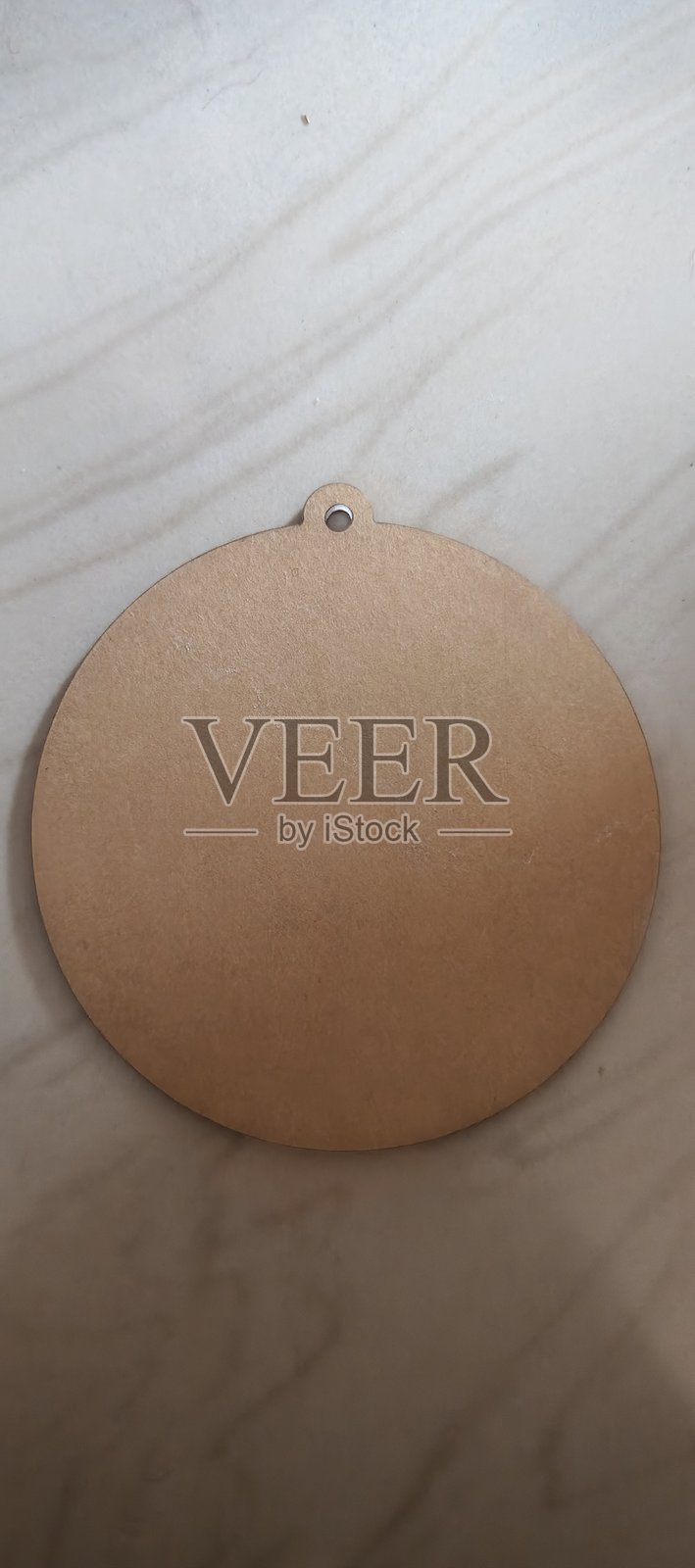 透明圆形亚克力奖牌照片摄影图片