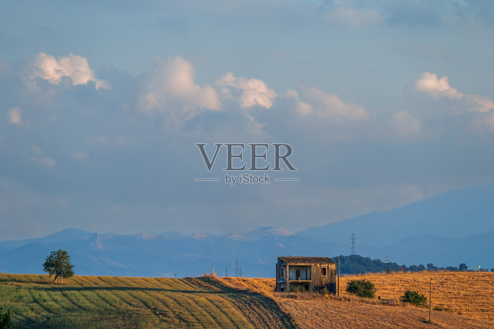 夏季乡村风景照片摄影图片