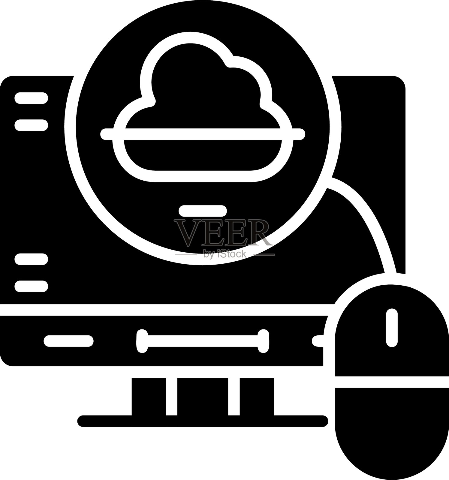 云图标矢量元素插画图片素材