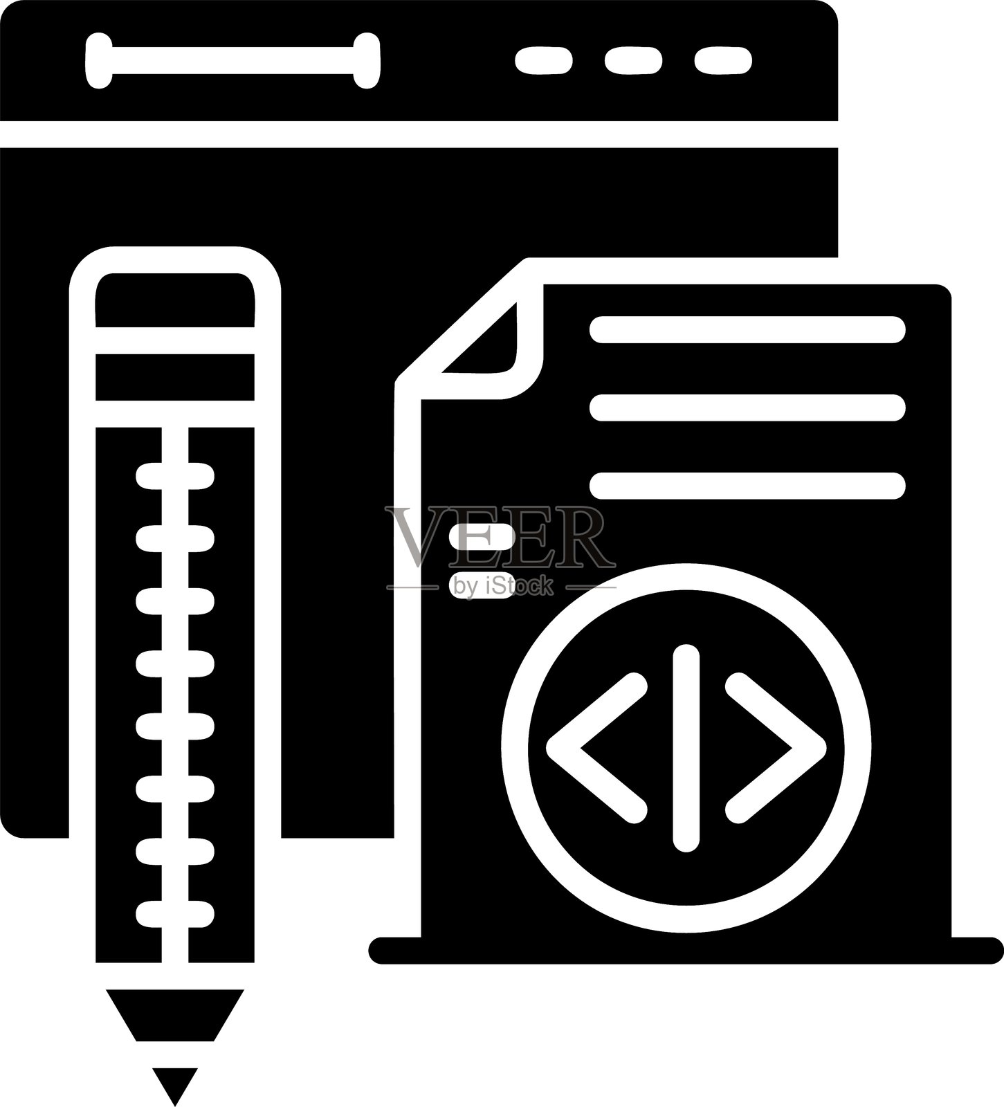 浏览器图标矢量元素插画图片素材