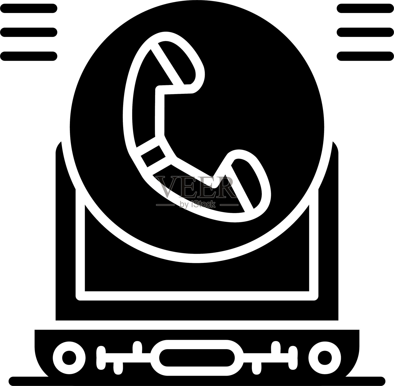 笔记本电脑图标矢量元素插画图片素材