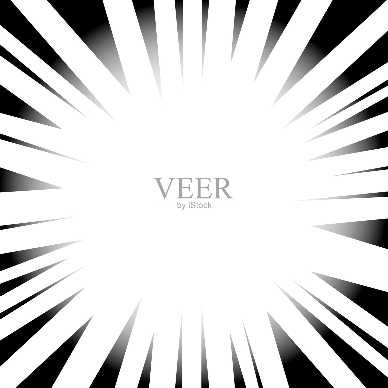 简单的黑色渐变阳光射线插图插画图片素材