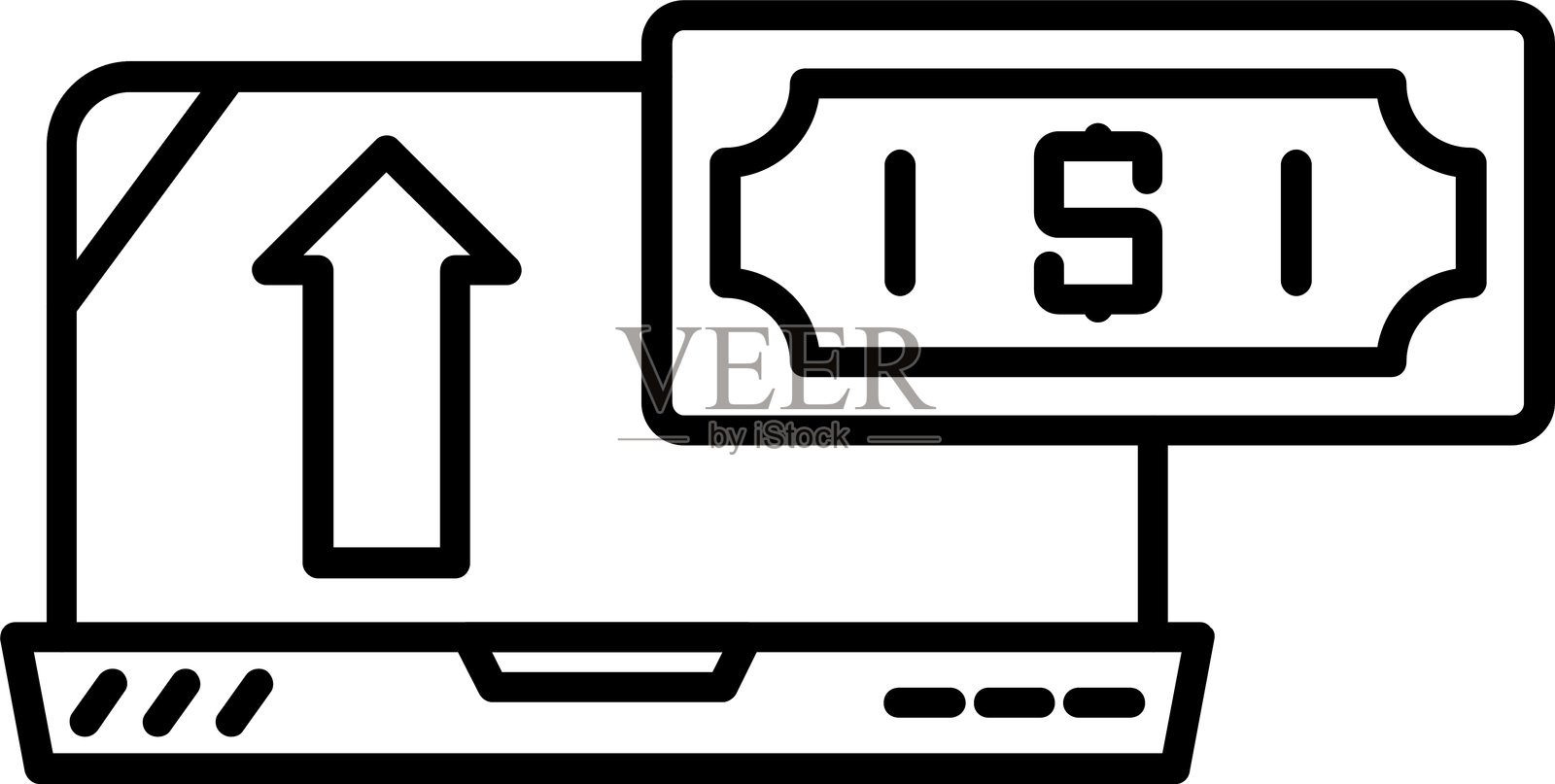 现金流图标插画图片素材