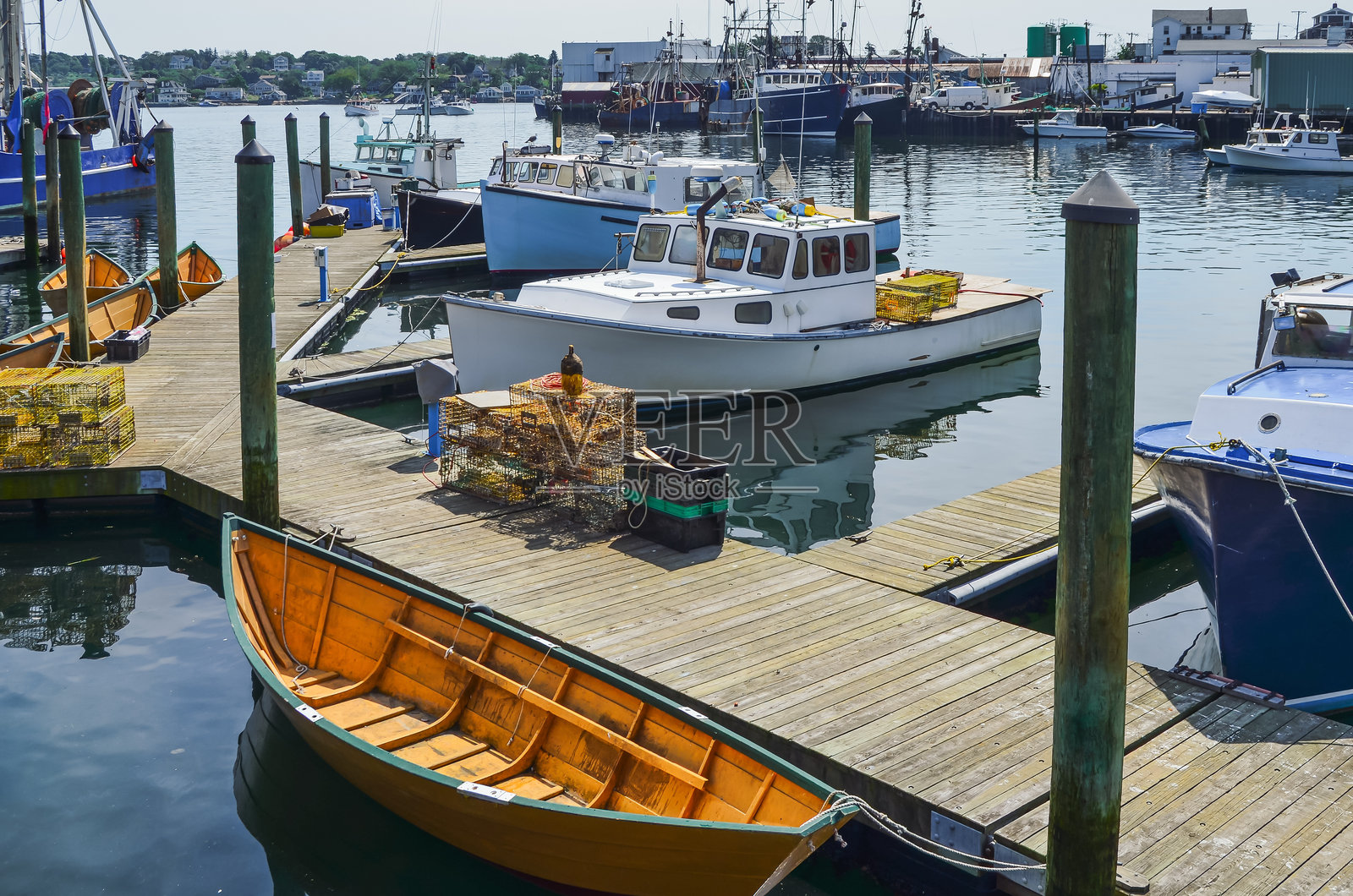 马萨诸塞州安纳波利斯港格洛斯特的渔船照片摄影图片