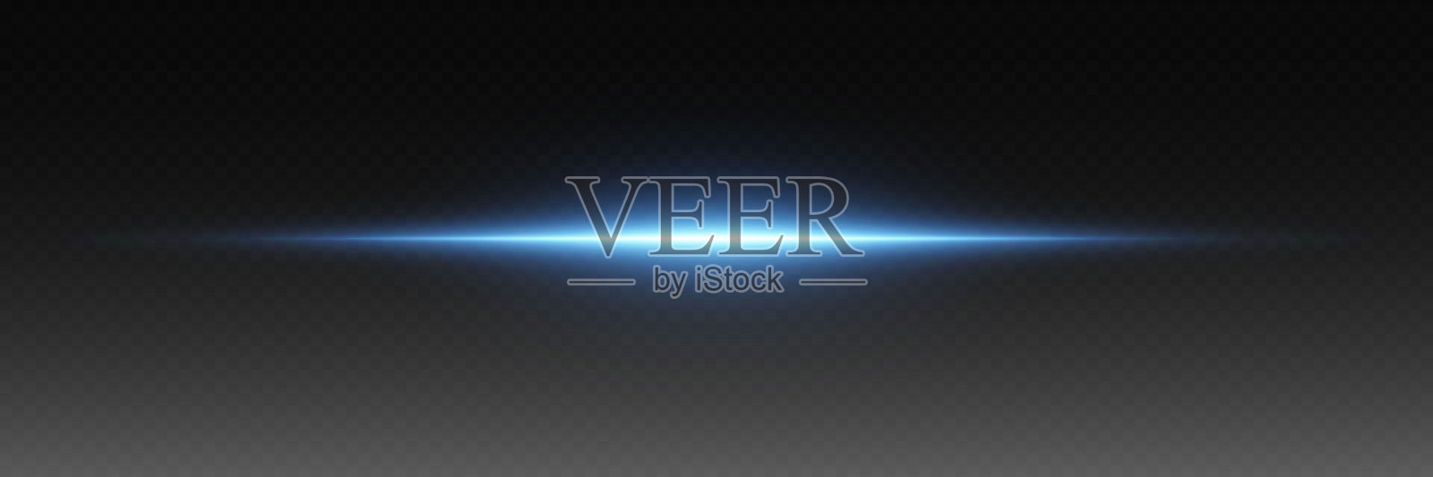 光闪光，激光效果。透明背景。插画图片素材