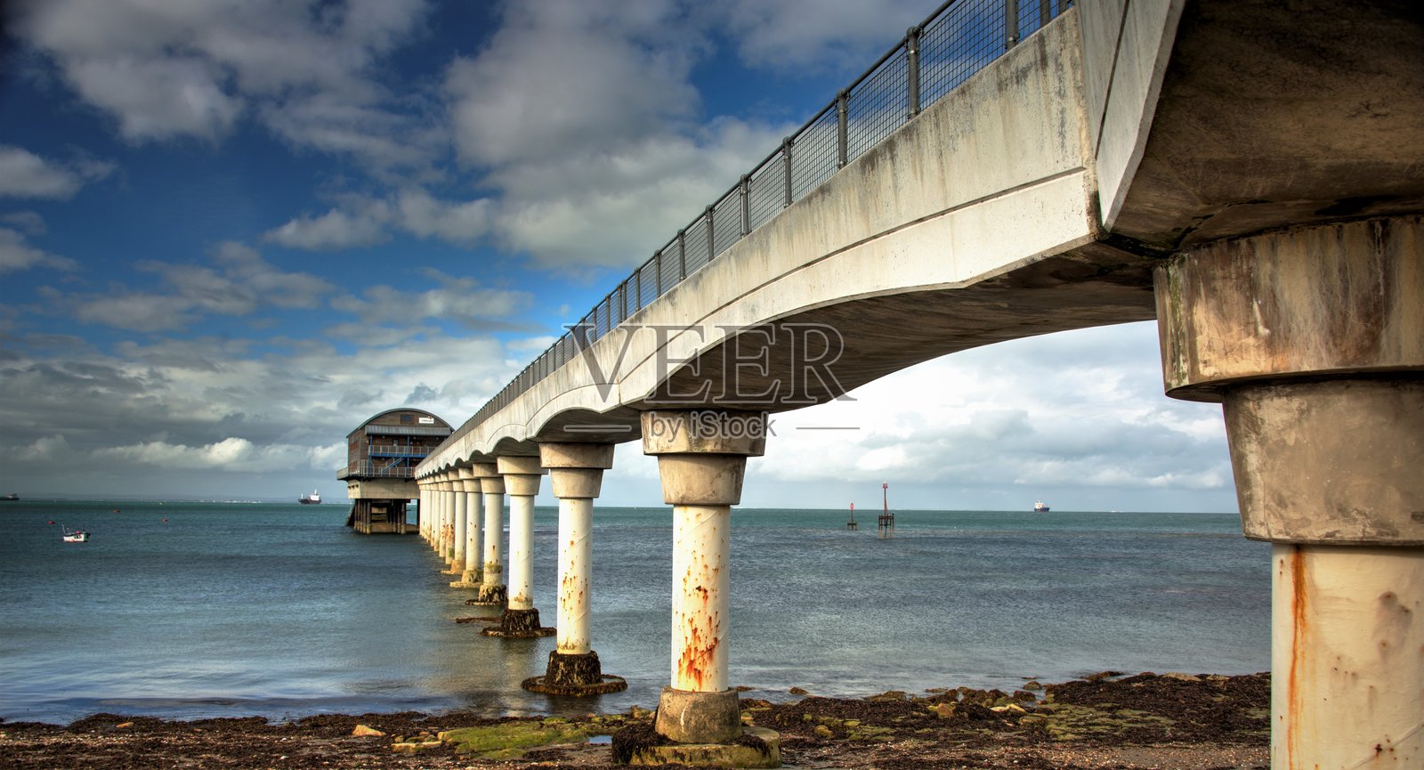 贝姆布里奇救生艇站照片摄影图片