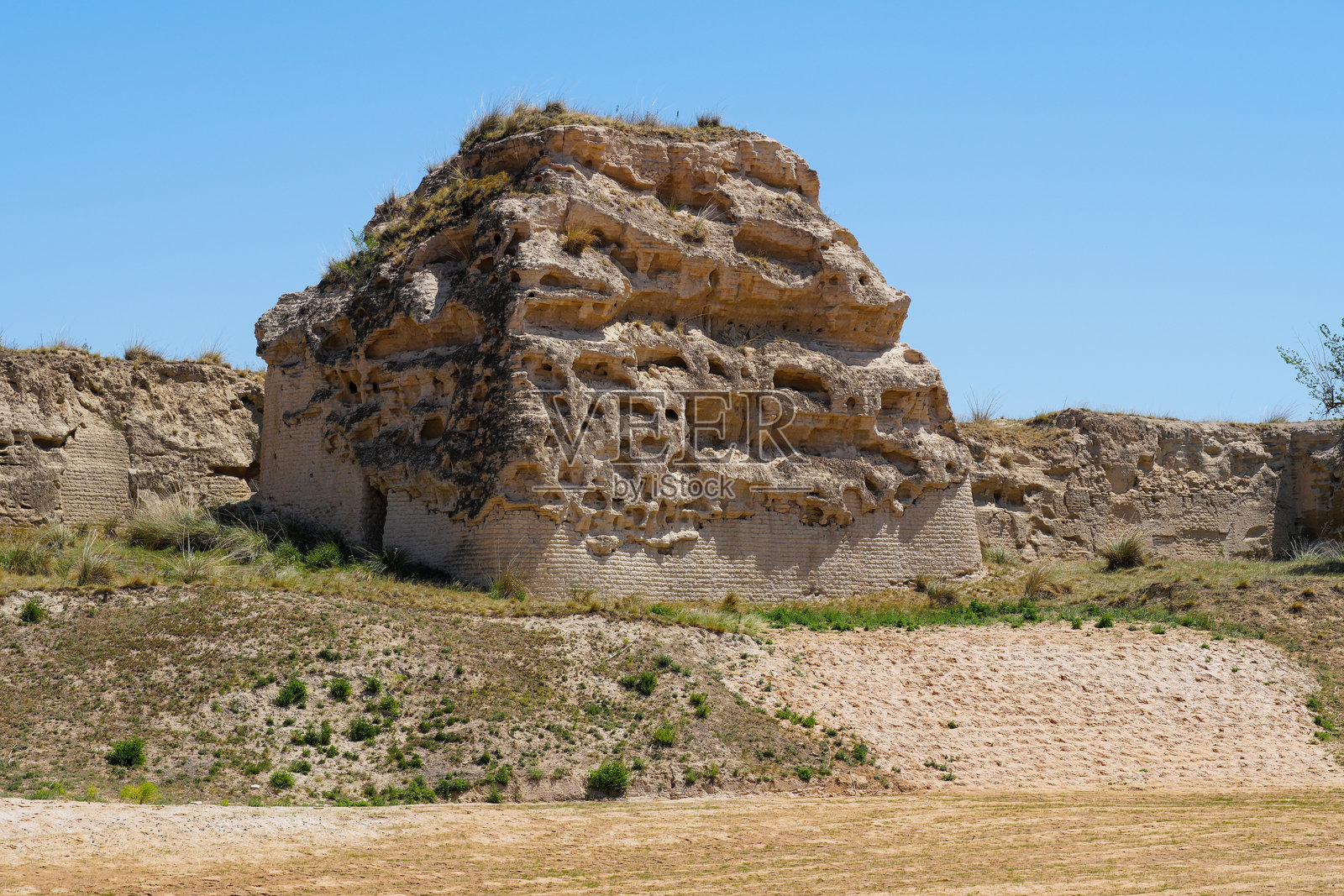 通关遗址，陕西省榆林市，中国照片摄影图片