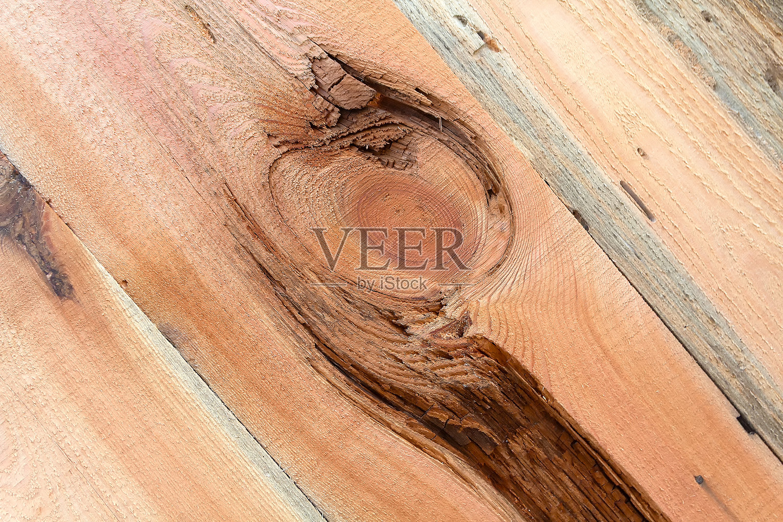 带有结的橙色木板照片摄影图片