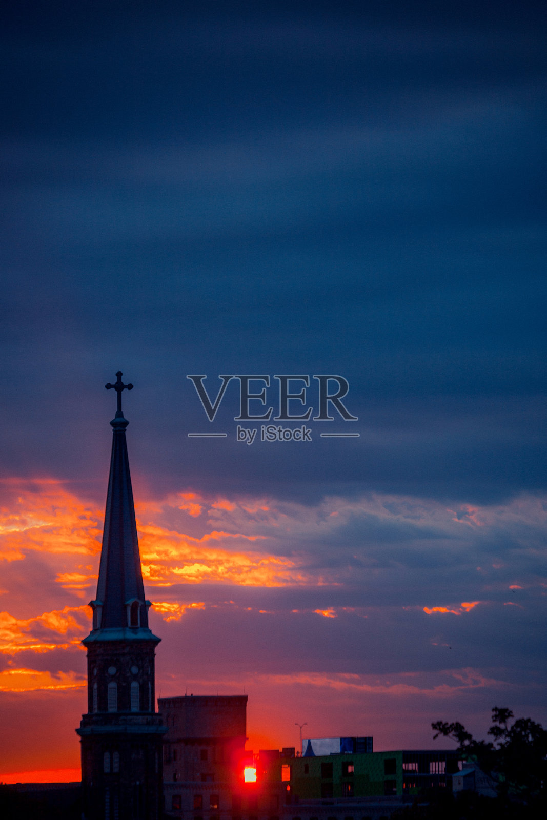 密尔沃基的日落照片摄影图片