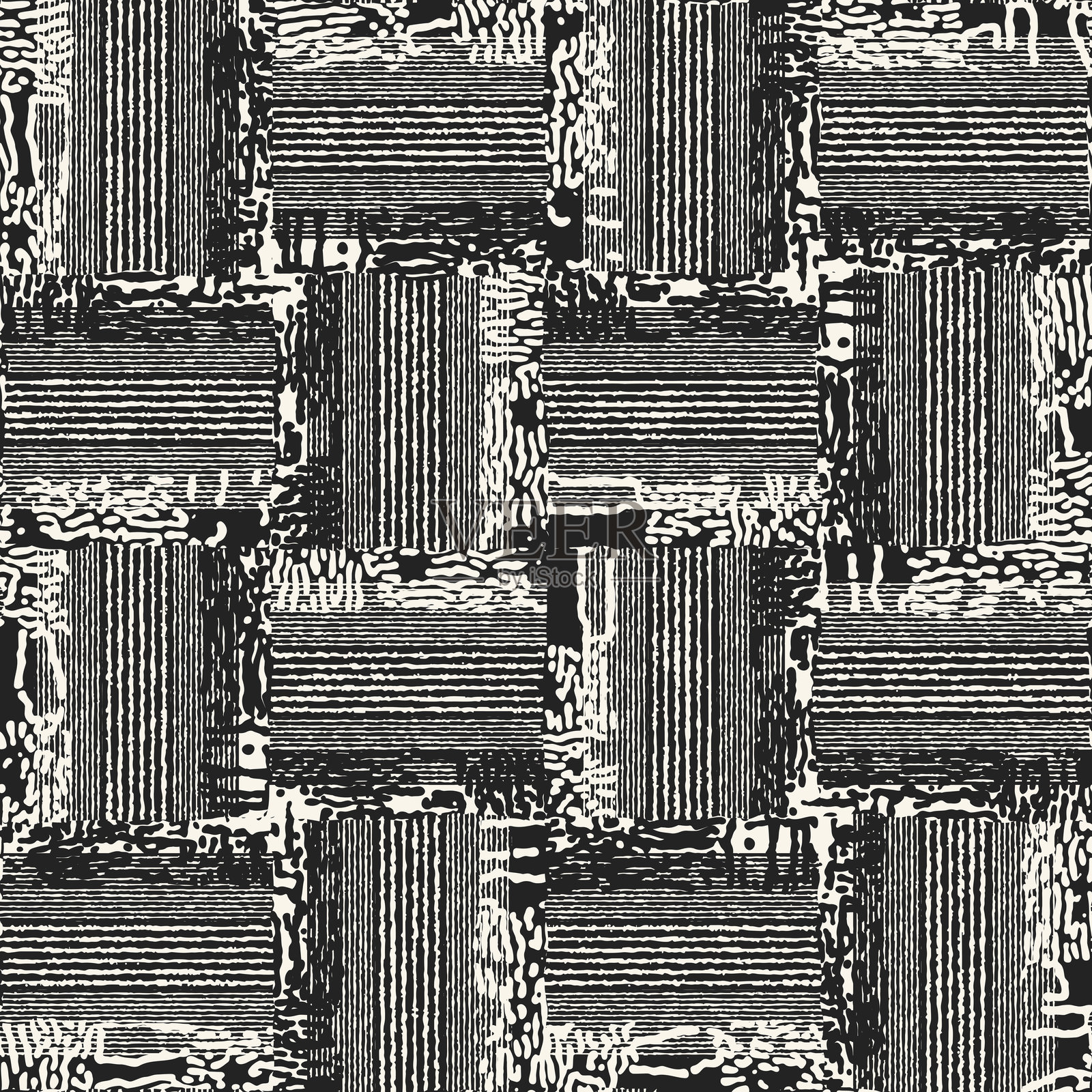 单色颗粒斑驳格纹图案插画图片素材