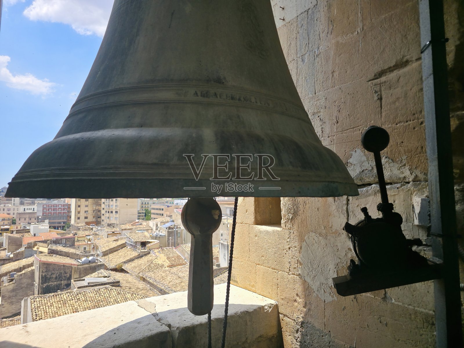 拉古萨大教堂的塔钟巴洛克风格教堂穹顶照片摄影图片