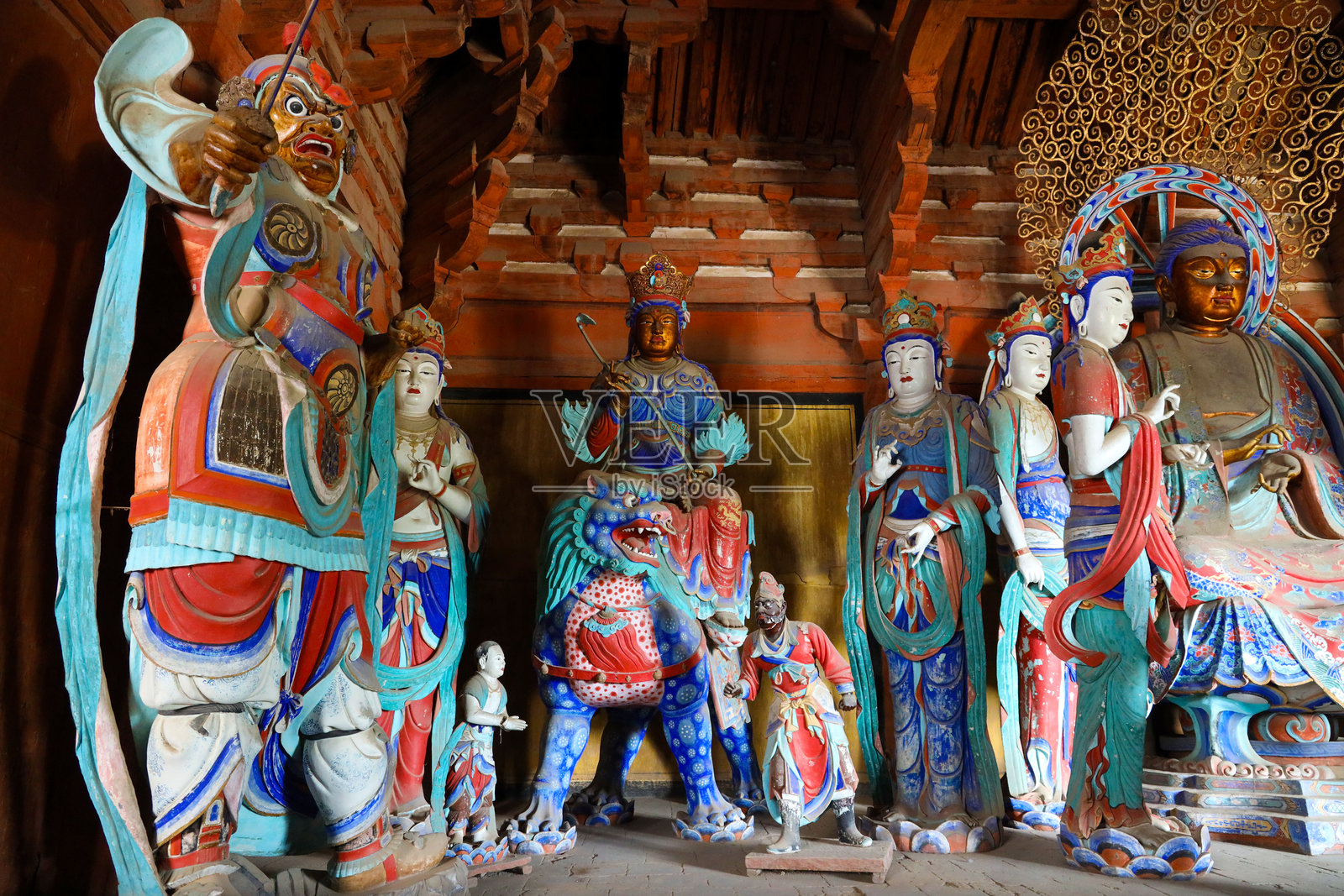 中国山西省忻州市五台县佛光寺照片摄影图片