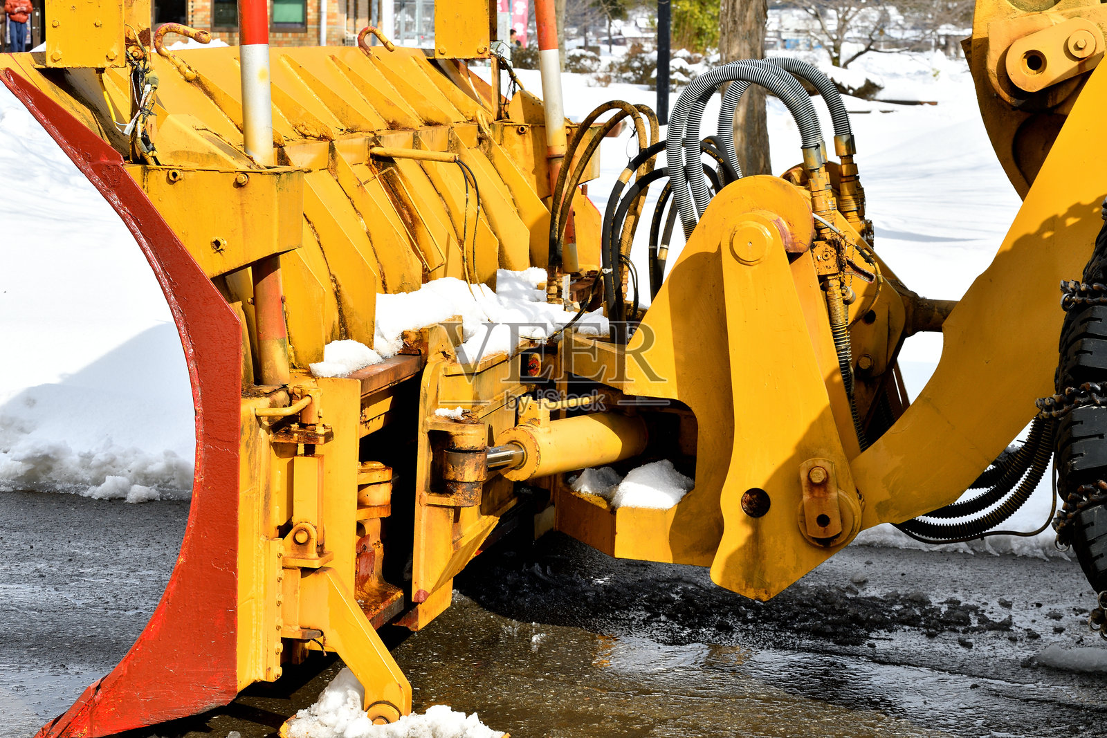 除雪机照片摄影图片