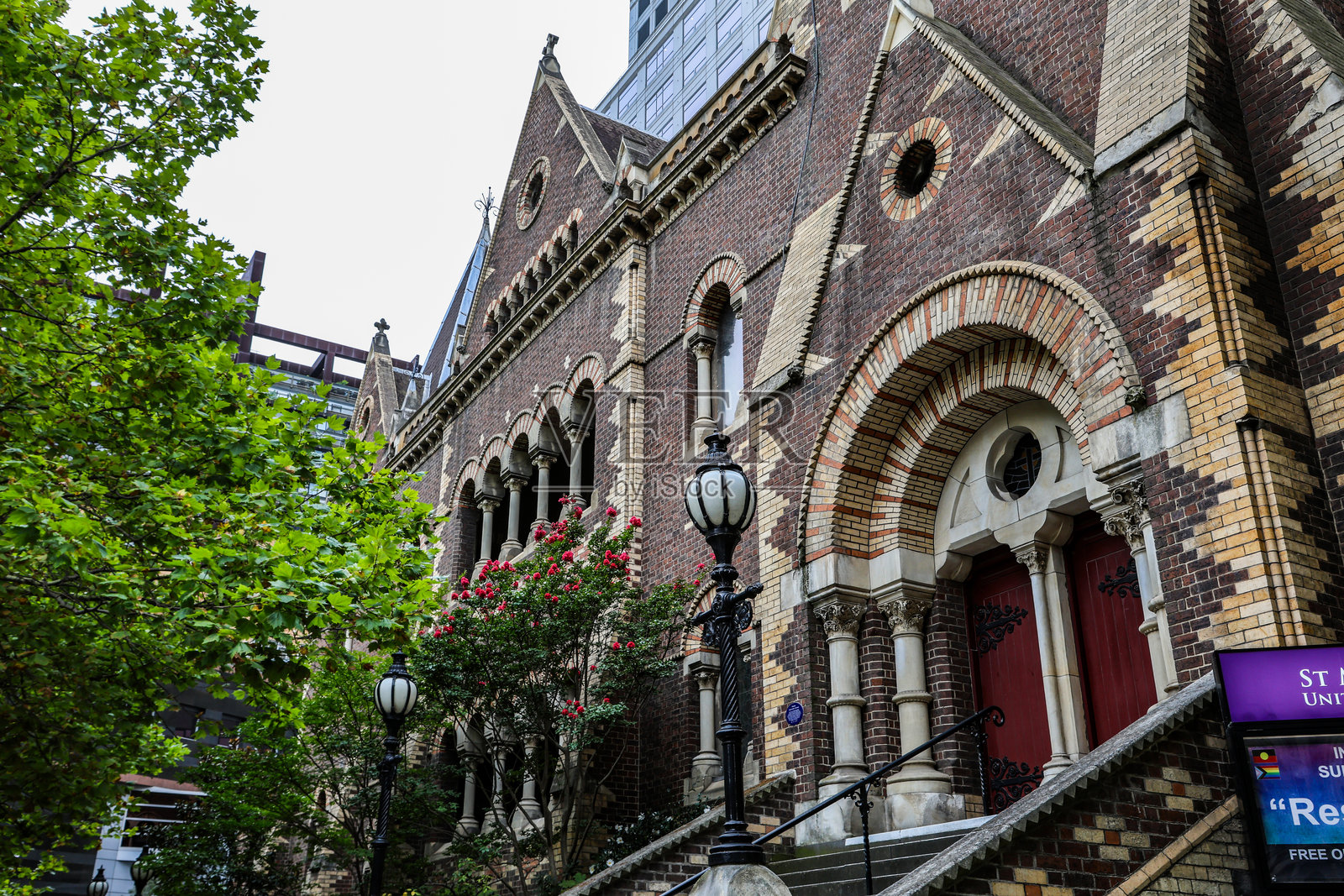 墨尔本圣迈克尔联合教堂照片摄影图片