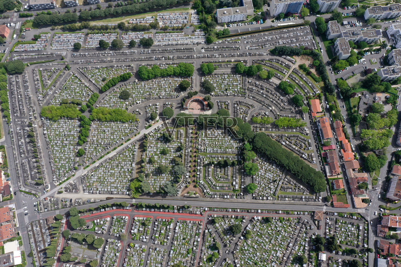 图卢兹墓地特尔-卡巴德照片摄影图片